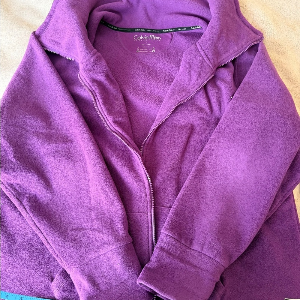 Calvin Klein Purple Women's Jacket - Picture 5 of 8